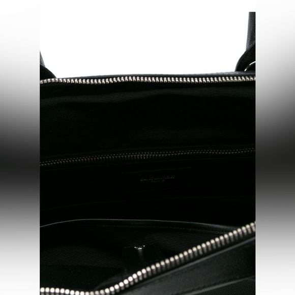 COPY - MUSEUM SMALL FLAT BRIEFCASE TEXTURED LEATHER - Picture 6 of 13
